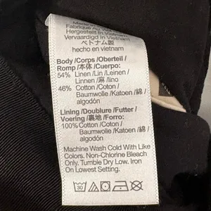 Madewell Black Wrap Button Front Midi Skirt Sz 8 thumbnail 7