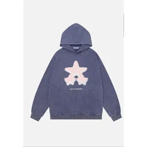 Aelfric Eden Blurring Star Washed Oversized Hoodie With Pockets NWT Large thumbnail 2