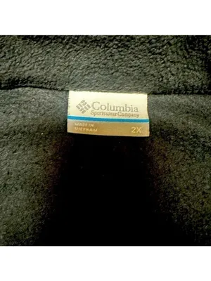 Columbia Women's Black Fleece Full Zip Coat Size 2X thumbnail 7