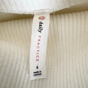 Anthropologie Daily Practice Cotton Mock Neck Sweatshirt Ivory Size Small thumbnail 4