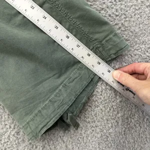 American Eagle Stovepipe Utility Pants Green Gorpcore Wide Leg Women's 16 x 30 thumbnail 10