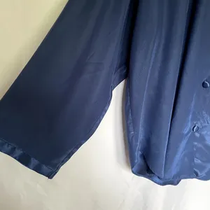 Victoria's Secret lightweight navy button down pajama top women's size large‎ thumbnail 4
