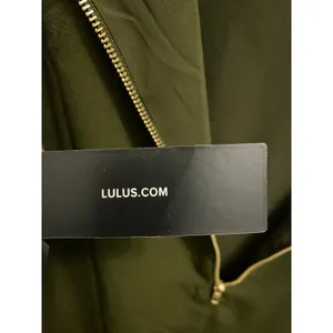 NWT Lulus Olive Green Shift Dress Size Large Lined Hidden Back Zipper New thumbnail 5