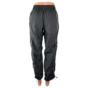 Urban Outfitters BDG Black Cargo Parachute Athletic Activewear Trousers Pants XS thumbnail 4