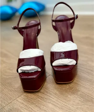 Steve Madden Stiletto Heels Cologne Wine Patent thumbnail 3