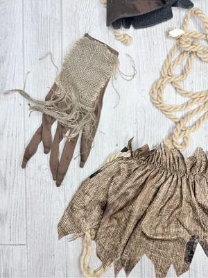 California Costumes Scarecrow Halloween Costume accessories hat gloves collar thumbnail 5