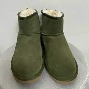 Time and Tru Olive Green Short Boots – women’s Size 7 – Genuine Leather(B23)✨ thumbnail 3