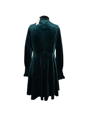 NEW Baltic Born Tina Velvet Dress In Emerald Green Size Large thumbnail 6