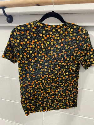 ZARA Floral Top thumbnail 5