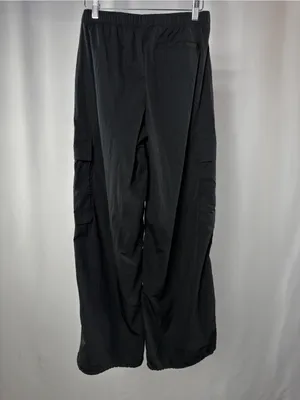 Offline by aerie Cargo Baggy Track Pants in Black Size XS thumbnail 5