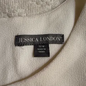 Jessica London white Textured Fabric thumbnail 3