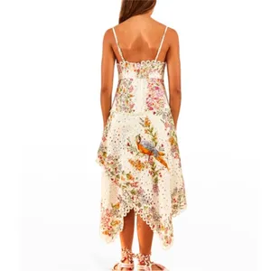 Farm Rio Scarves Eyelet Midi Dress thumbnail 7