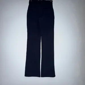 Abercrombie & Fitch Women’s Navy High Rise Wide Leg Pants Split Hem Pull-On Smal thumbnail 6