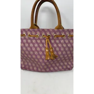 vintage dooney and bourke pink DB signature shoulder bag WEAR TO CORNERS , Y2K thumbnail 3