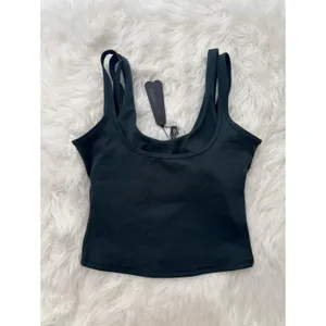 Nike Skims Matte Double Strap Scoop Tank Dark Teal Size Small thumbnail 3