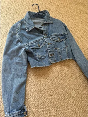 Brandy Melville Cropped Jean Jacket thumbnail 1