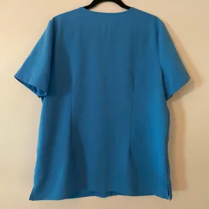 FIGS Blue Casma Scrub Top Two Pocket Uniform Nurse Dr PO #2678 Women's size XL thumbnail 5