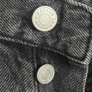 PacSun Womens Dad Jean Black High Rise Straight‎ Leg Button Fly Denim Size 28 thumbnail 7