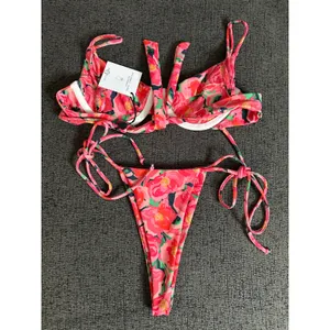 Skatie Katie Top Elsa Bottom Set in Winnetka Floral Print Womans XS/S NWT thumbnail 2