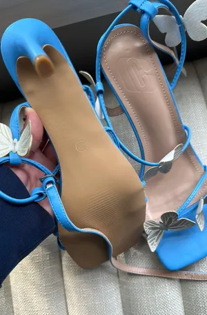 Blue Butterfly Heels thumbnail 2
