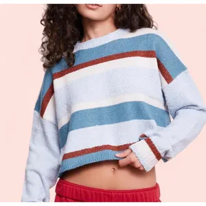 PacSun LA Hearts Marissa Striped Cozy Crew Neck Sweater NWOT Size M thumbnail 8