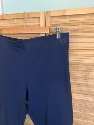 PINK by Victoria Secret Navy Winter Flare Leggings pull on pants NWT woman’s XL thumbnail 2
