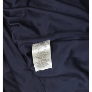 Betsy & Adam Womens Cowled Neck Long Sleeve Jersey Knit V-Neck Dress Navy Blue 6 thumbnail 6