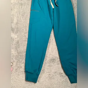 Figs Teal Jogger scrub pants with Drawstring XS thumbnail 2