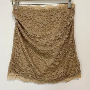 Couture Women’s Strapless Lace Tube Top Tan Size Large NWOT thumbnail 1