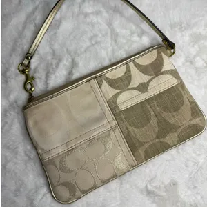 COACH Signature Canvas Nylon Wristlet thumbnail 2