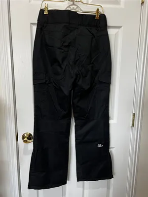 Arctix Ski Snow Cargo Pants Women's Small Black Ankle Zip Insulated Snowboarding thumbnail 2