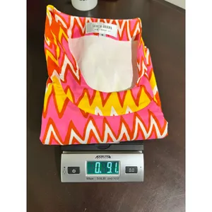 NWT Skirtin Around‎ Zig Zag Print Dress Size 8 Pink Orange Yellow 100% Cotton thumbnail 13