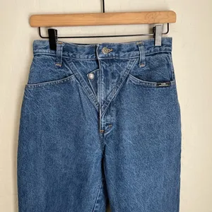 Ozark Mountain Vintage High Waisted Western Southwestern Bareback Denim Jeans thumbnail 6