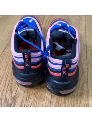 Size US 6Y Nike Air Max 97 GS Black Pink Blue (CT1578-001) Women’s US 7.5 thumbnail 6