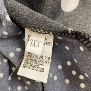 Women's Black and White Polka Dot Dress(Size XXI) thumbnail 3