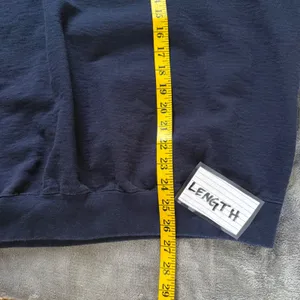 Walt Disney Crewneck Heavyweight Sweatshirt L Navy Blue Embroidered USA Vtg thumbnail 7