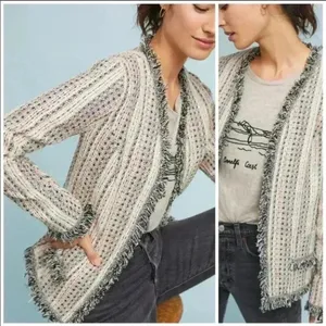 Anthropologie Eva Franco Reston Tweed Jacket Size Small NWT thumbnail 3