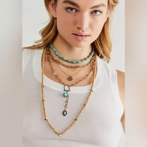Free People Modest Layered Necklace thumbnail 3