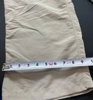 The North Face Women’s Hiking Cargo Capri Beige Nylon Trail Outdoor Pants L thumbnail 13