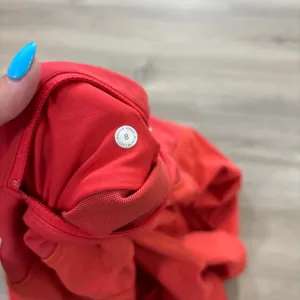 Lululemon Speed Up Mid-Rise Lined Short 4" Solar Orange Women Size 8 thumbnail 3