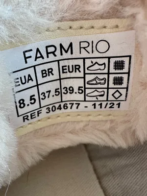 Farm Rio Ainika Tapestry Platform Sneakers Faux Fur Blue 8.5 NWOT thumbnail 9