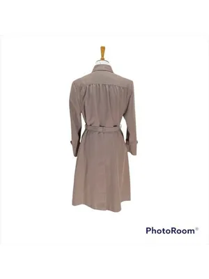 Xin Xin Trench Coat Beige Size M Vintage Preppy Neutral Old Money Spring Classic thumbnail 11