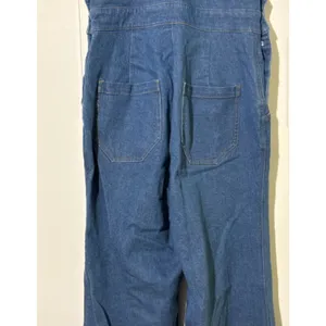 Capulet Lennon Denim Overalls XS Blue Wide Leg Dungaree Stretch Retro Fit thumbnail 6