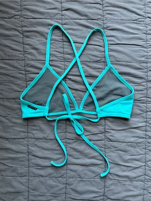 Jolyn Triangle Bikini Top - Hawaii Blue - XL thumbnail 7