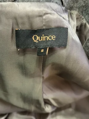 Quince Women’s Italian Wool Blend Double Breasted Long Coat Size Small thumbnail 5