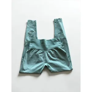 NVGTN Women Sage Green‎ Seamless Mesh High Waist Leggings Size Small thumbnail 2