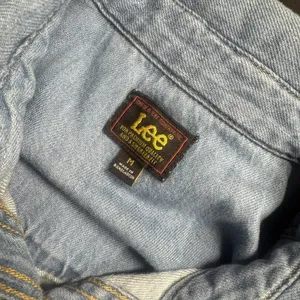 Lee‎ blue jean Shirt Dress M Denim Button front Western Academia 100% cotton thumbnail 7