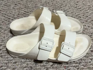 Birkenstock Women's Arizona EVA Sandal in White- Size 39 (8/8.5) thumbnail 1