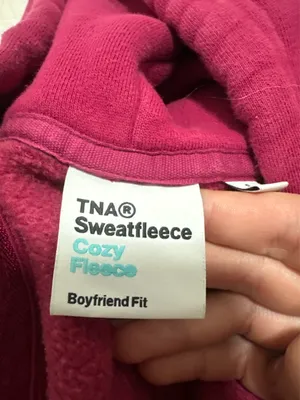 Aritzia Cozy Sweatfleece Boyfriend Hoodie TNA Fleece thumbnail 2