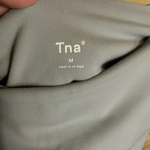 TNA Aritzia Blue High Rise Stretch 7" Inseam Bike Shorts Size Medium thumbnail 2